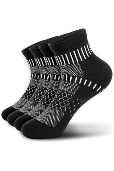 X SPRING Running Athletic Socks, Compression Socks for Men Women Ankle Suppor...