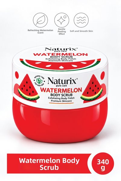 Naturix مقشر الجسم بالبطيخ 340 جرام