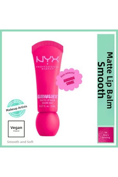 NYX Soft Matte Smushy Lip Balm She's Serving 04