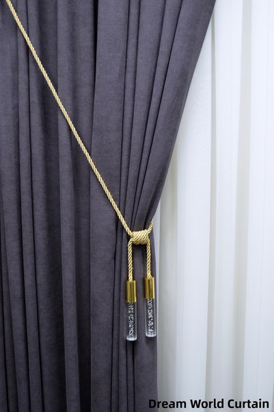Hayal Dünyası Ceiling Mounting Curtain Tieback with Cornice Bracket Braçol Cu...