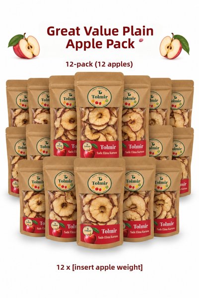 Tolmir Sade Dried Apples 100 g × 12 Pieces – Advantage Pack of 12 1200 g