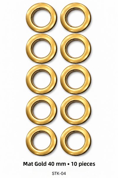 Helezoni Inel pentru perdea cu ochiuri de fixare 40 mm 10 bucăți Inel pentru ...