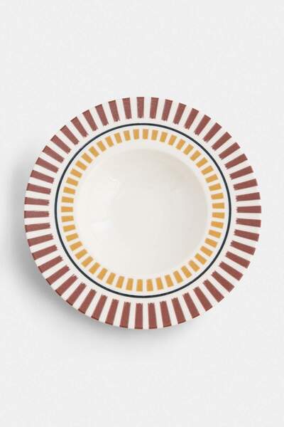 TRENDYOLMİLLA HOME Retro Desenli Makarna Tabağı TPHAW27TBK00018