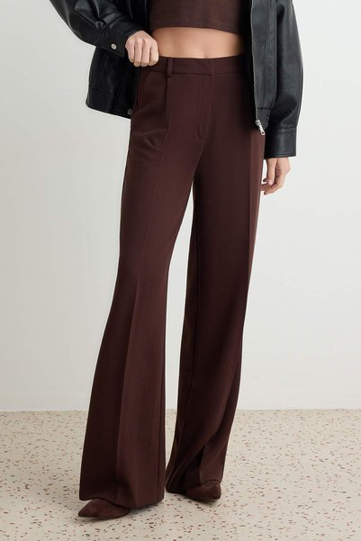 Trendyol Collection Brown Trousers Twoss23Pl00062