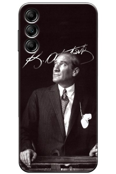 Zebana Samsung Galaxy A16 Compatible Case Mustafa Kemal Atatürk Silicone Case...