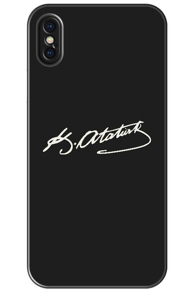 Zebana حافظة متوافقة مع هاتف Apple iPhone XS Max حافظة من السيليكون بتوقيع أت...