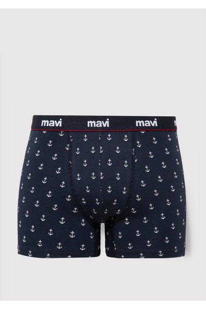 Mavi Baskılı Lacivert Boxer 0910735-30717