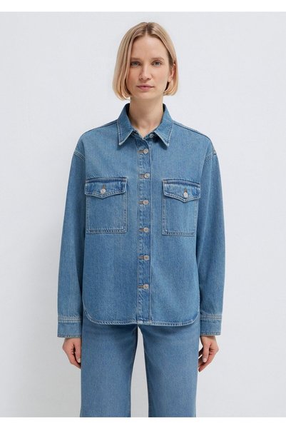 Mavi Bekka Classic Denim Indigo Mavisi Jean Gömlek Boyfriend 1211000-89250