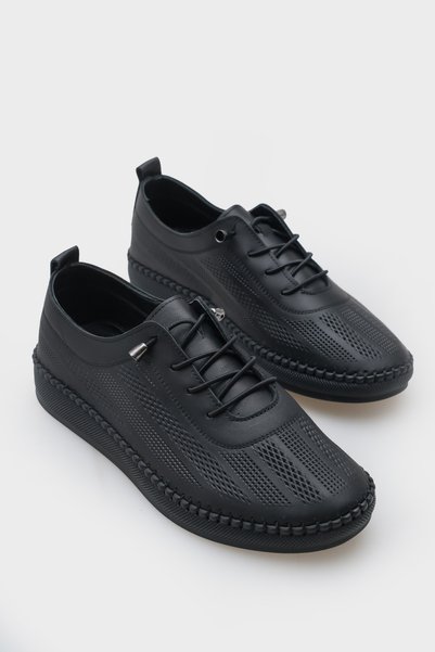 Capone Outfitters Balerini pentru femei Torrie din piele naturală, cu talpă c...
