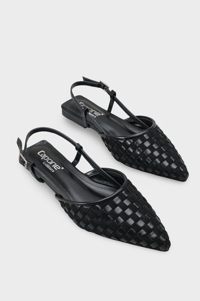 Capone Outfitters Γυναικείο πλεκτό με μυτερή μύτη και λουράκι στην πλάτη Μπαλ...