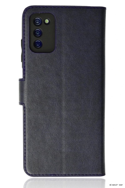 New Face حافظة HNRLISHP لهاتف Galaxy A03S Kılıf Tr S Plus (171508) - أزرق داكن