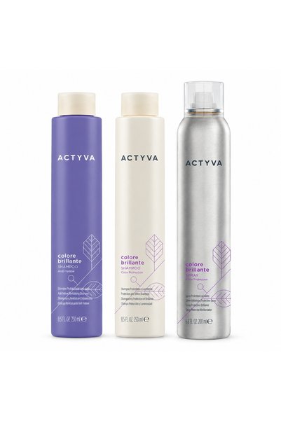 Kemon Set Actyva Colore Brillante pentru păr vopsit, Șampon 250 ml + Șampon 2...