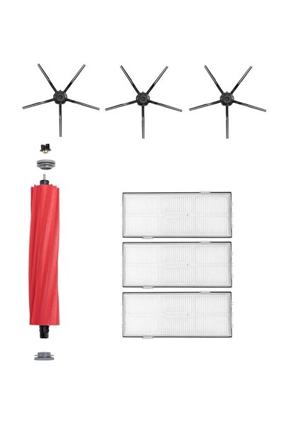 LİN GRUP Set de 7 piese de schimb compatibile cu aspiratorul robot Roborock S...