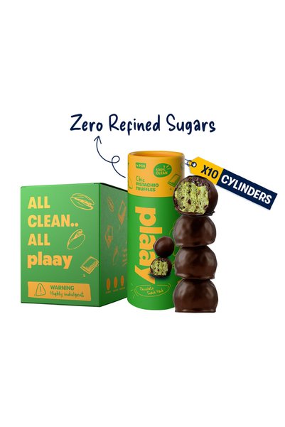Plaay Pistachio Chocolate Truffles 10x60g
