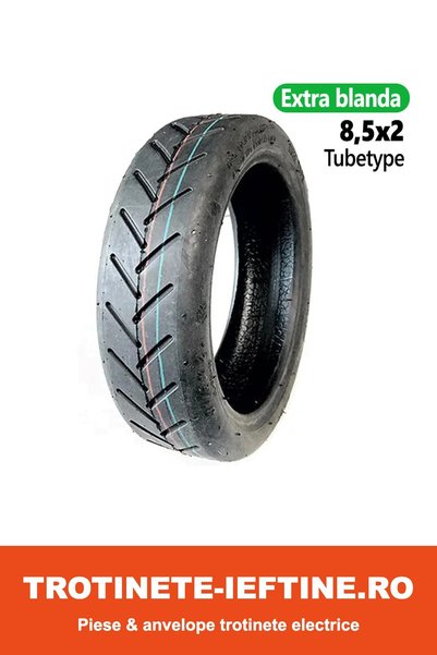 OEM Roată anvelopă 8.5×2-6.1 tip tub – (cauciuc moale) [Premium