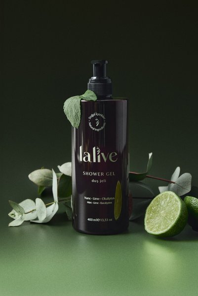 Lalive Natural Shower Gel – Lime & Mint & Eucalyptus