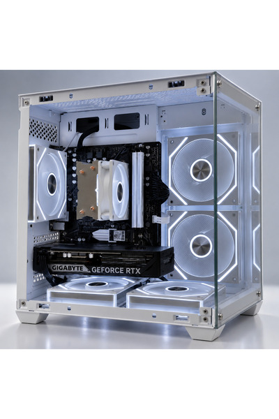 Genel Markalar Forge V3 Ryzen 7 5700X Rtx 5060 16GB Ram 1 TB M2 SSD White Gaming Sistem