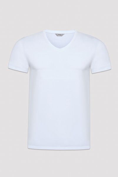 Penti Erkek V Neck Beyaz Tişört