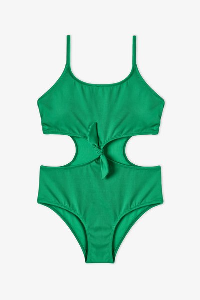 Penti Yeşil Genç Kız Knot Monokini