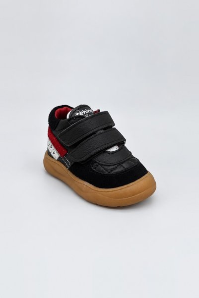 Tekiner Genuine Leather Men's First Step Sneakers Black