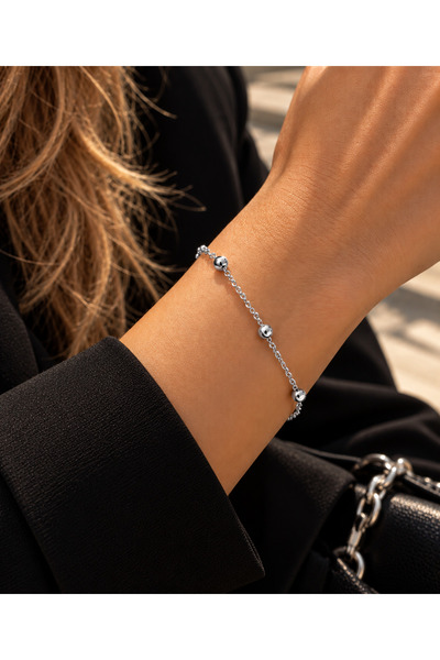 Adata Jewelry Steel Dorika Model Bracelet Silver Color