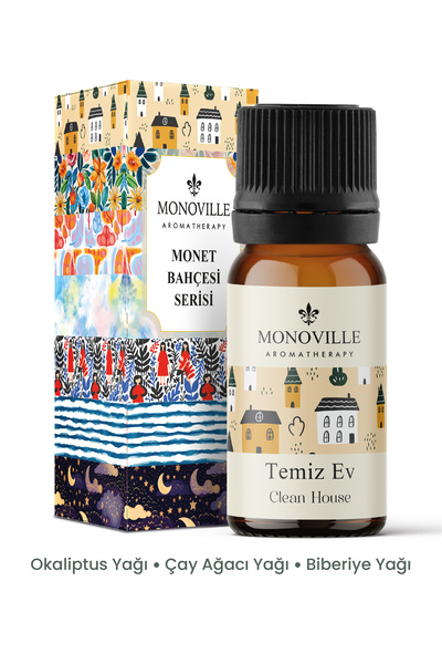 Monoville خليط الزيوت العطرية كلين هاوس 10 مل (خليط الزيوت العطرية كلين هاوس)