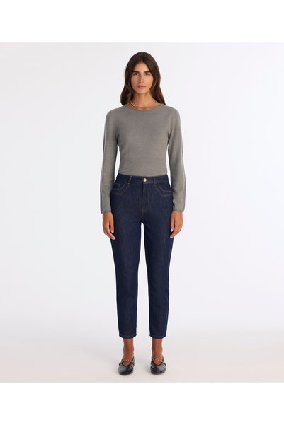 Yargıcı Mom Normal Waist Pants