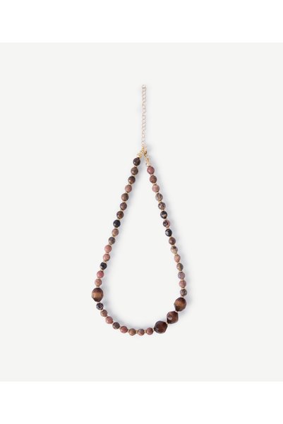 Yargıcı Natural Stone Row Necklace