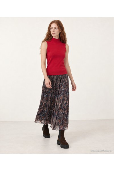 Yargıcı Regular Turtleneck Sleeveless Sweater