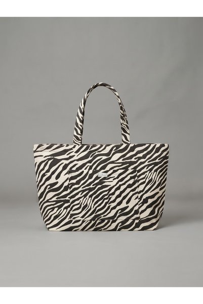 inci exclusıve collection Zebra Desenli Omuz Çantası