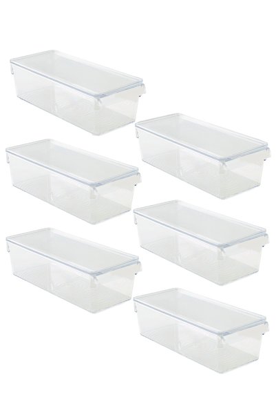 Prima Nova 6-Piece Refrigerator Organizer Set for Inside the Cabinet Storage ...