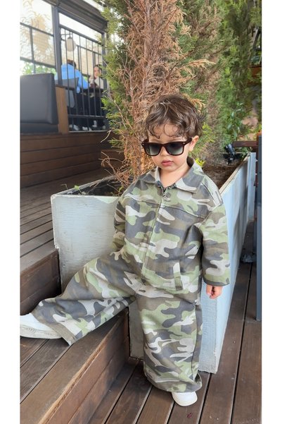 bohemiankids baby wear Kamuflaj takım