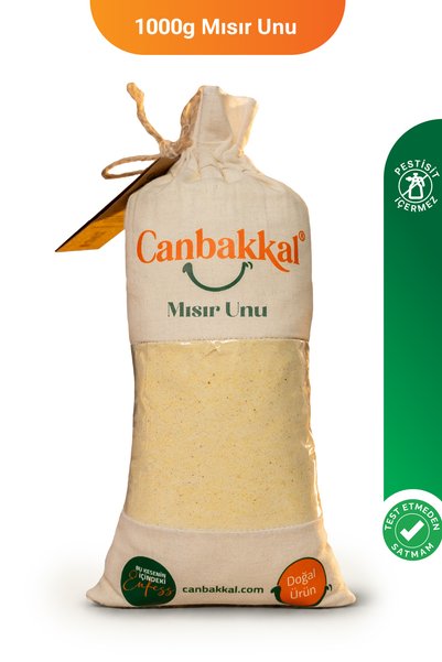 Canbakkal Mısır Unu 1 kg – Katkısız Doğallıkla Geleneksel Mısır Ekmeği ve Kuy...