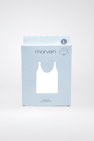 Morven Men's White Basic Plain 100% Cotton Undershirt