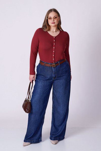 Büyük Moda Basic Thin Knitted Cardigan