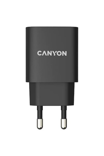 CANYON Încărcător de perete USB-C cu încărcare rapidă H-20 PD 20W, negru