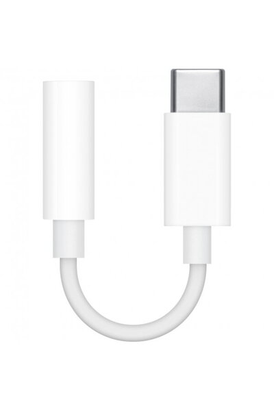 Apple Adaptor audio USB-C - 3.5mm Apple, Alb MU7E2AM/A