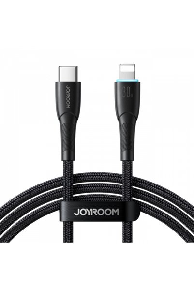 Joyroom Cablu de date și încărcare USB-C - Lightning S-A32, 30W, 1m, Negru