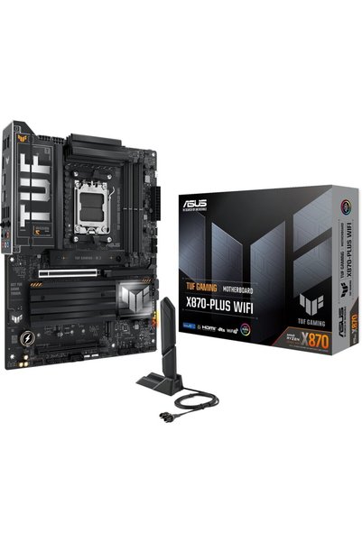 ASUS Placă de bază TUF GAMING X870-PLUS WIFI, ATX, Memorie suportată 192 GB D...