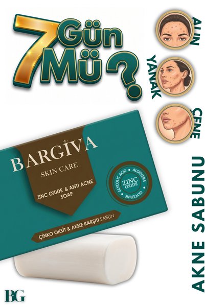 BARGİVA Akne Ve Sivilceli Ciltler İçin Yağ Dengeleyici Aydınlatıcı Cilt Pürüz...