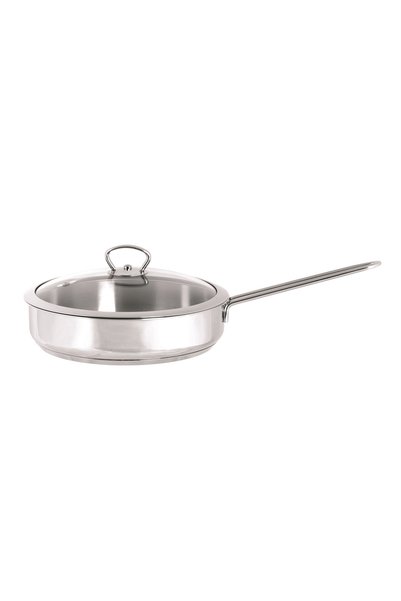 Metalac Tigaie Kulinaria Metalacinox 2.4l cu capac de sticlă, 24cm, 2.4l