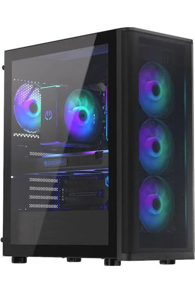 Endorfy Ventum 400 ARGB Midi Tower Carcasă PC Negru