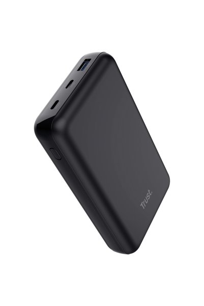 Trust Baterie externă LARO 100W, încărcare rapidă PD 100W, 2x USB-C, 1x USB-A...