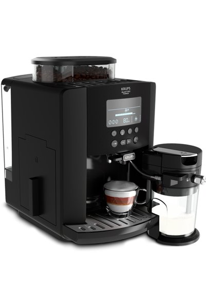 Krups Espressor automat EA819N10 Arabica Latte, 1450 W, 15 bari, 1,7 L, acces...