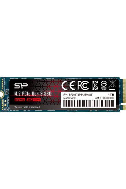 Silicon Power Unitate SSD A80, 1TB, NVMe, M.2