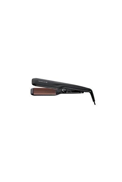 Remington Ceramic Crimp S3580, Placi ceramice cu turmalina, 150-220 C, Negru