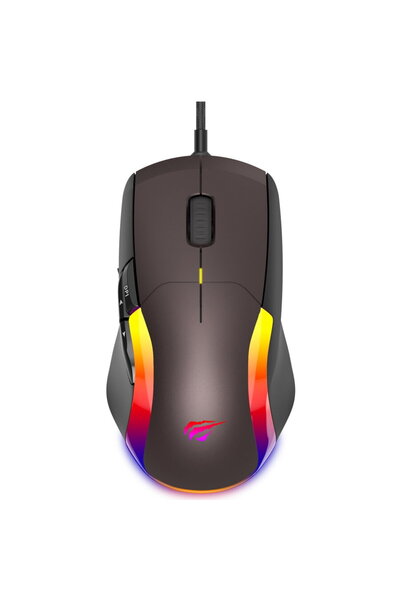 Havit Mouse gaming MS959S, RGB, 8000 dpi, 8 butoane, USB, Negru