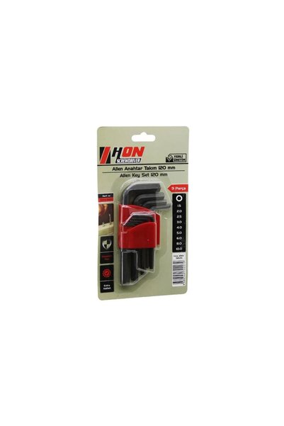 OEM Allen Key Set 120mm 9 Pieces Brkt-702279 Short Black Allen Flat
