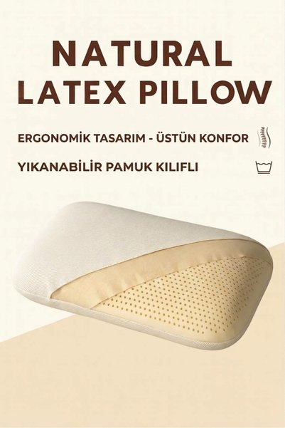 Matterassi Letto %100 Doğal Lateks Yastık soft