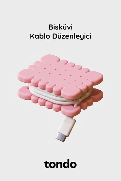 tondo Bisküvi Kablo Düzenleyici Organizer